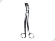 Siebold Scissors S-CVD - 9.5" Stainless Steel, Curved Blade | Sharp Blades, Precise Cuts, Ergonomic Ring Handle
