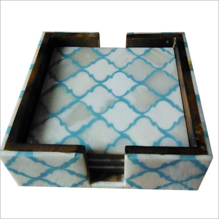 Square Shaped Horn Coaster