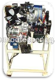 CUT SECTIONED ENGINE ASSEMBLY WITH CLUTCH & GEAR By MODTECH