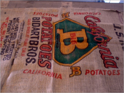 Jute Bag Printing Work