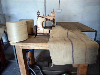Jute Bag Stitching Work