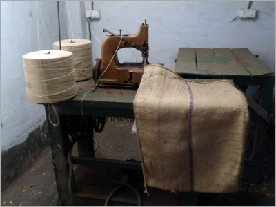 Cocoa Jute Bags Stitching