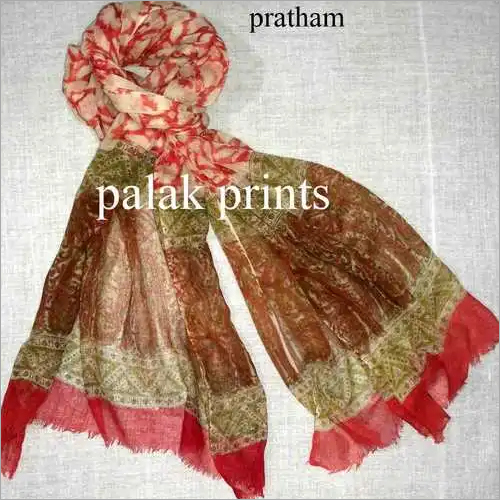 Wool Block Printed Stoles Wool Block Printed Stoles