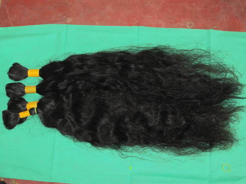 Indian Hair remy bulk single drawn weavy