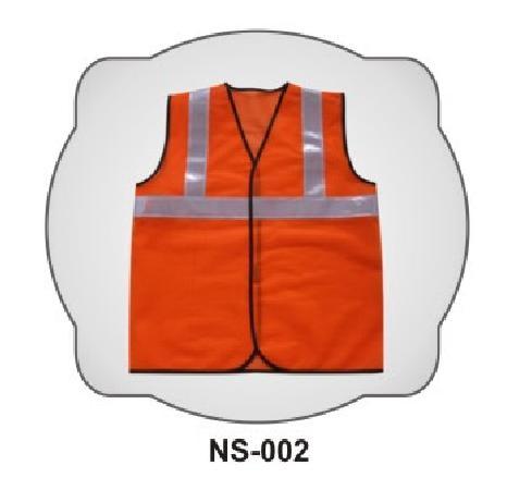 PVC Nylon Mesh Orange Safety Vest