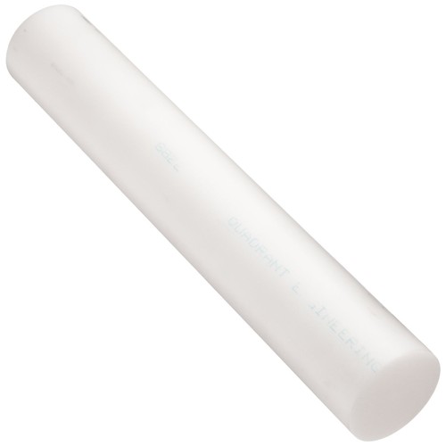 UHMWPE Rod - Ultra High Molecular Weight Polyethylene, 1000mm Length, White Color, Rigid Hardness, Straight Shape, Weight 1-5kg