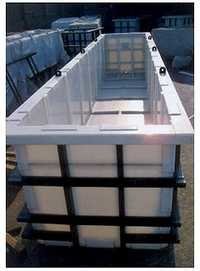 Pp Galvanizing Tank - 10 Ft, White, Rigid Pp Material | Excellent Acid & Chemical Resistance, Durable & Non-toxic, Water Resistant, Low Moisture Absorption