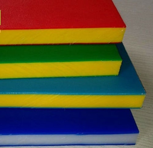 HDPE Sandwich Sheets - 1-200 mm Thickness, Multi-Color Coated | Good Sliding Abrasion Resistance, High Chemical Resistance, 100% Recyclable