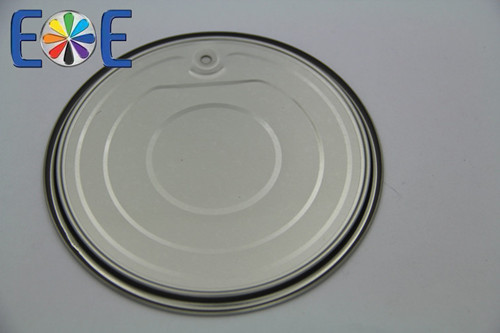 Kazakstan #502 Tin Easy Open End for Tomato Paste - Tinplate, 126.5 mm Diameter, 3.3 mm Countersink, 2.1 mm Curl Height | Easy Open, Food Compatible, Reliable Seal, Versatile Use