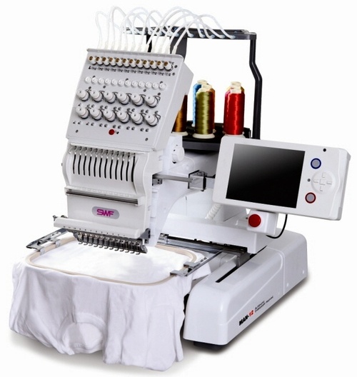 ONE HEAD AUTOMATIC EMBROIDERY MACHINE