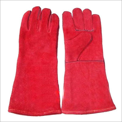 Red Industrial Safety Gloves