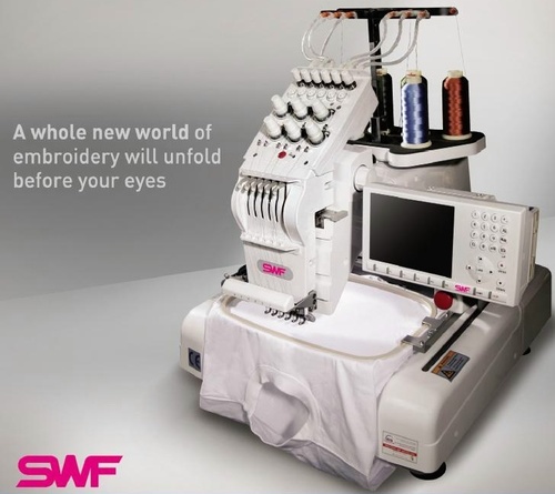 SINGLE HEAD AUTOMATIC EMBROIDERY MACHINE