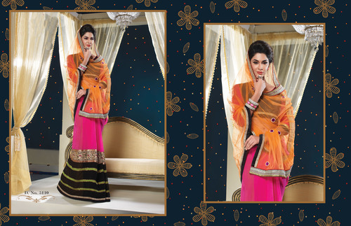 Embroidery Thread Work Saree