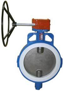 PTFE Lined Butterfly Valve