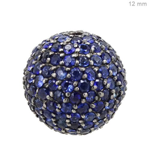Silver Blue Sapphire Ball Finding
