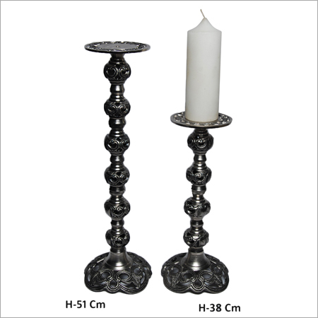 Designer Aluminium Candle Stands