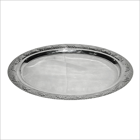 Oval Silver Tray
