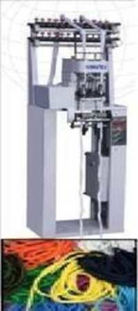 Shoe Lace Making Fully Automatic Machine - Color: Blue & White