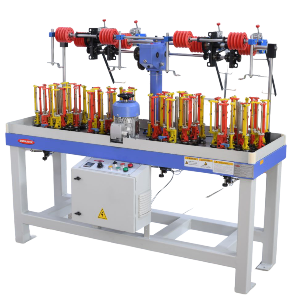 High Speed Braiding Machine - Color: Blue & White