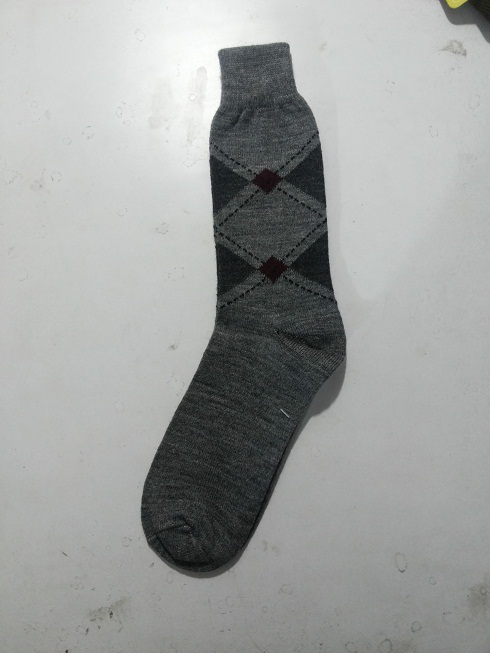 Socks - Polyester Blend, Grey Color | Middle Elasticity, Washable Design for All Seasons, Suitable for Men