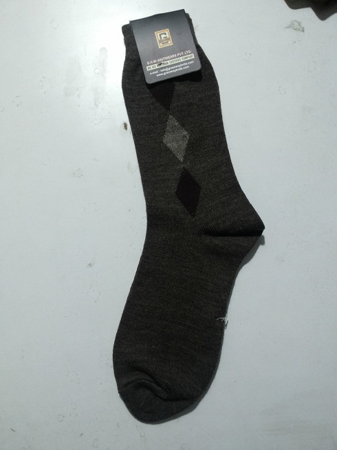 Socks - Polyester, Black, Middle Elasticity | Washable, All Season Wear For Men, Ideal For Rainy, Spring, Summer, And Winter