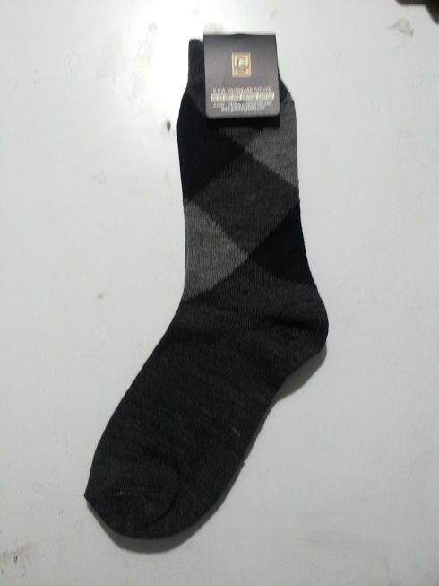 Socks - Polyester, Black, Middle Elasticity | Washable, All Season, Ideal for Men, Plain Pattern, Suitable for Rainy, Spring, Summer, Winter