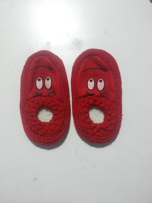 Red Child Slipper