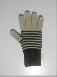 Black & Grey Ladies Gloves