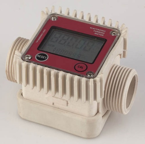 Turbine Flow Meter - PPC Body Compact Size High Accuracy | Durable Design Easy Maintenance Two Cumulants Gallon/Liter Option Corrosive Medium Compatible
