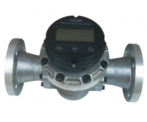 Digital Oval Gear Oil Flow Meter - Sizes 1" 1.5" 2" | Max Flow Rate 120-300L/min 0.5% Accuracy Easy Maintenance & Readable LCD Display