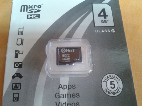 4GB HIBIT Micro SD