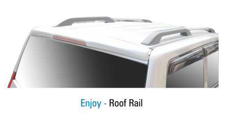 Enjoy-Roof Rail - Aluminum Alloy 120x80x10cm, Silver | Durable Material, Easy Installation, Weather Resistant, 100kg Load Capacity