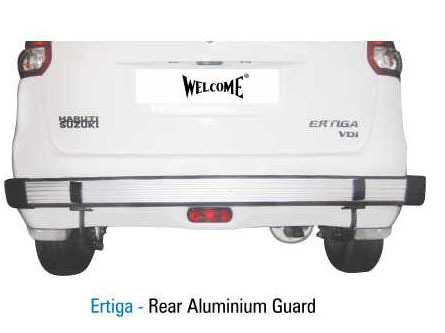 Ertiga-Rear Aluminium Guard