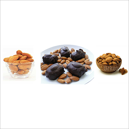 Almonds - Brown, Variable Size, Oval Shape | Nutty Flavor, Firm Texture, Versatile Use, Health Benefits, Year-Round Supply