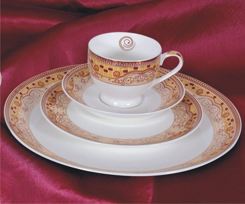 Plain White Bone China Dinnerware