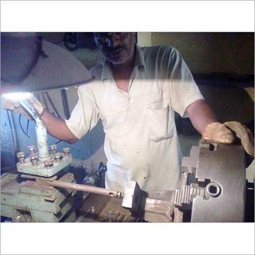 Lathe Machine in Our Private Workshop