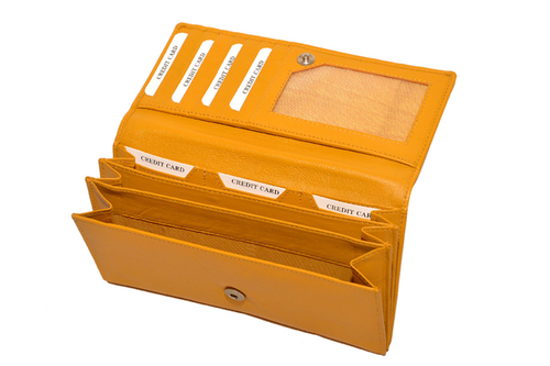 LADIES WALLET YELLOW