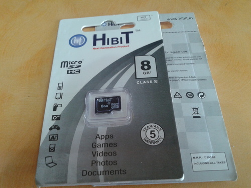 8GB HIBIT Memory