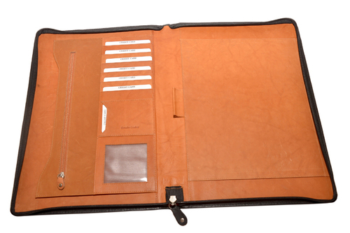 LEATHER FILE FOLDER