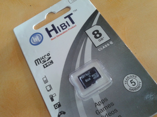 HIBIT Memory Card 8GB