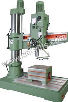 Radial drill machine