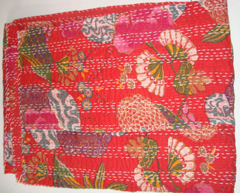Handmade Kantha Blanket