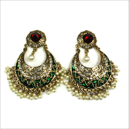 Traditional Meena Earrings
