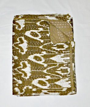 Ikat Quilt in Green