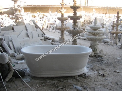 Hand Crafted Marble Bath Tub