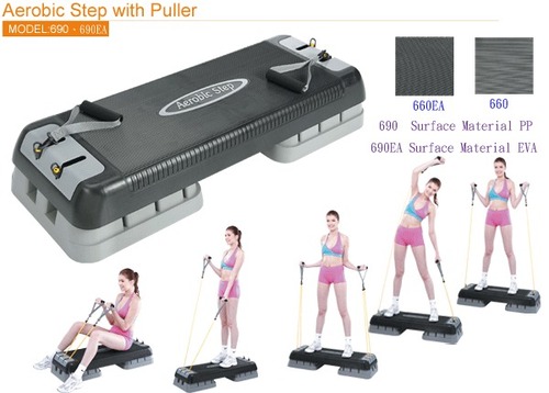 AEROBIC STEP WITH PULLER MODEL 690 '690EA