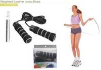 Weighted Leather Jump Rope