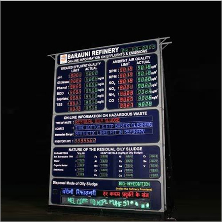 Weather Display Board - Customized Dimensions | LED Lighting, Weatherproof, Durable, Lightweight, Fine Finish