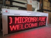 Red Scrolling Display Board