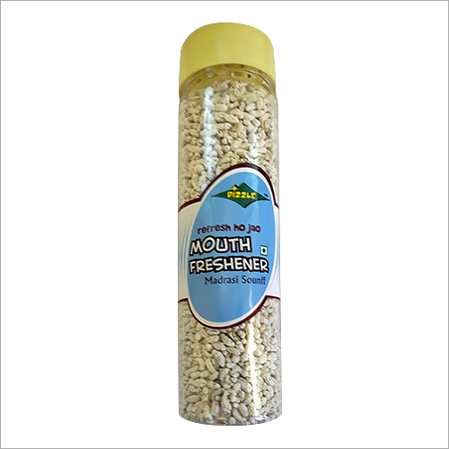 Dizzle Madrasi Sounff - Sweet Semi-Soft Dried Mouth Freshener in Bottle | Refreshing Taste and Unique Texture